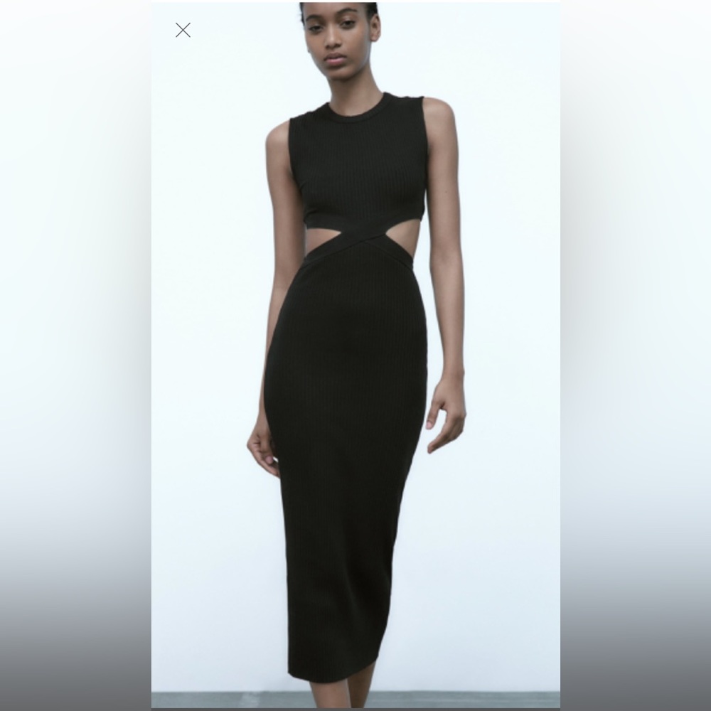 NWT Zara cut out dress